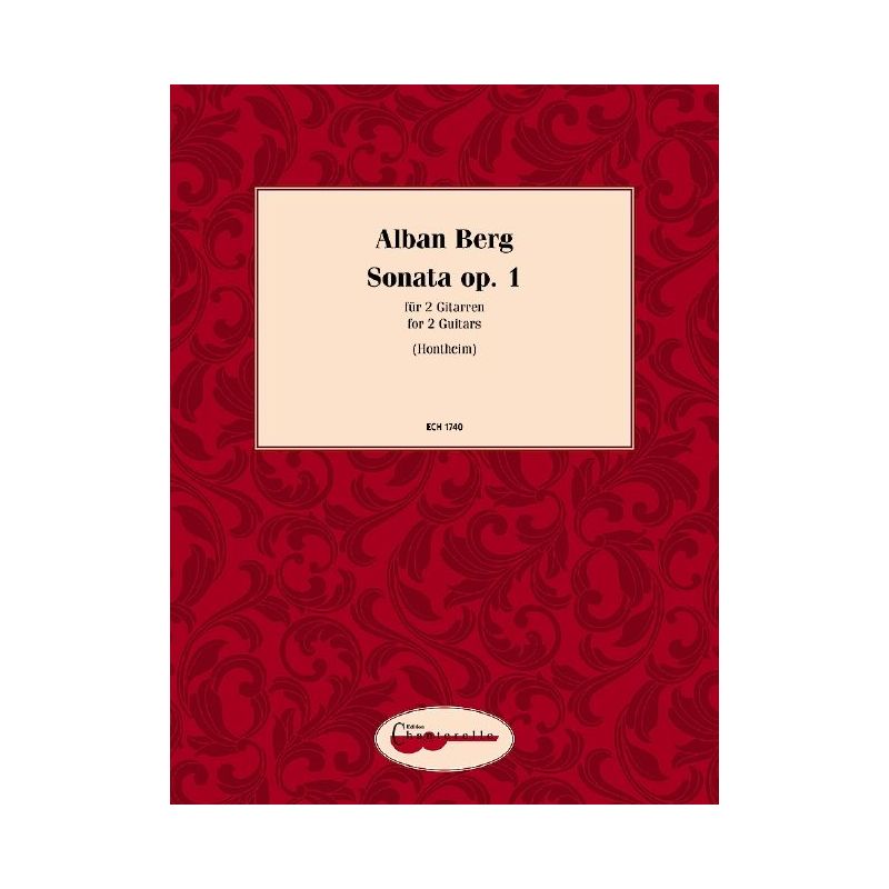 Berg, Alban - Sonata op. 1