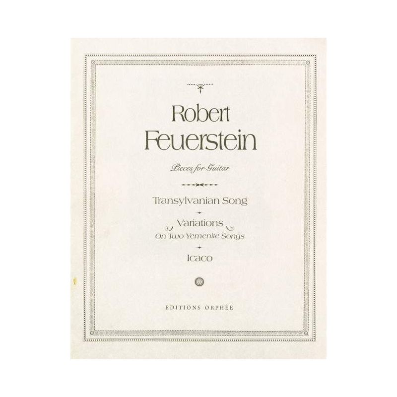 Feuerstein, Robert - Pieces for Guitar