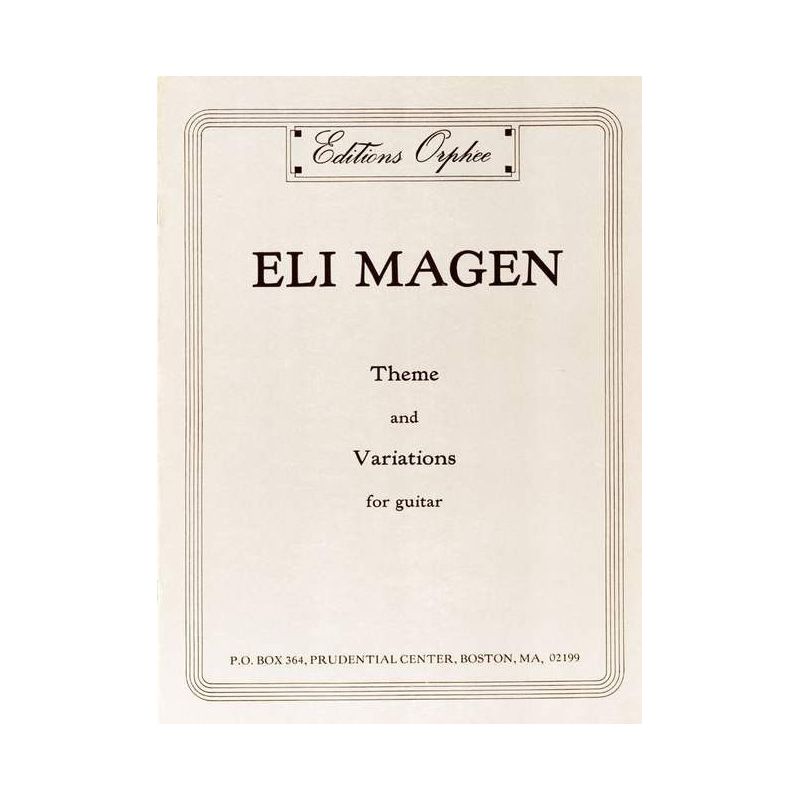 Magen, Eli - Theme and Variations
