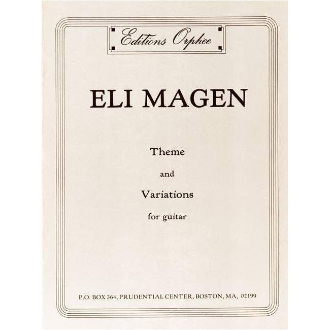 Magen, Eli - Theme and Variations