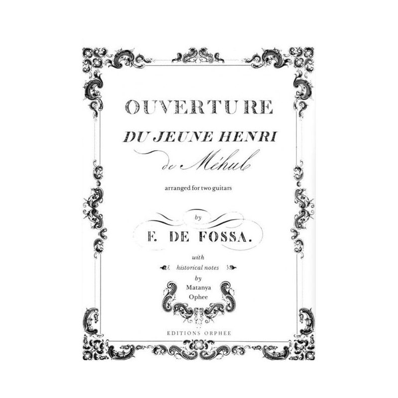 Mehul, Etienne - Ouverture Du Jeune Henri