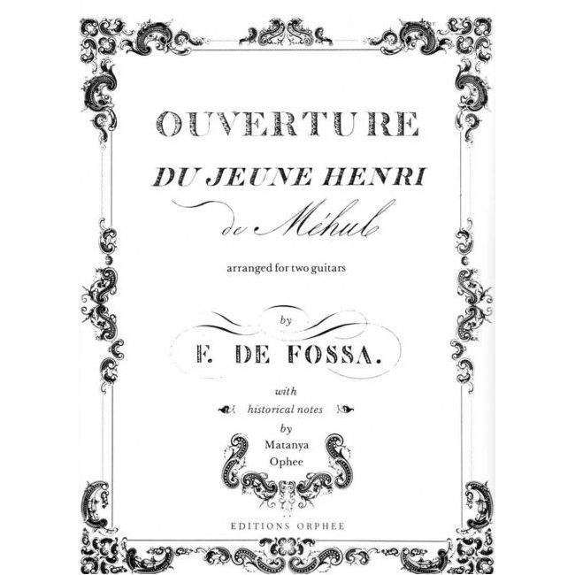 Mehul, Etienne - Ouverture Du Jeune Henri