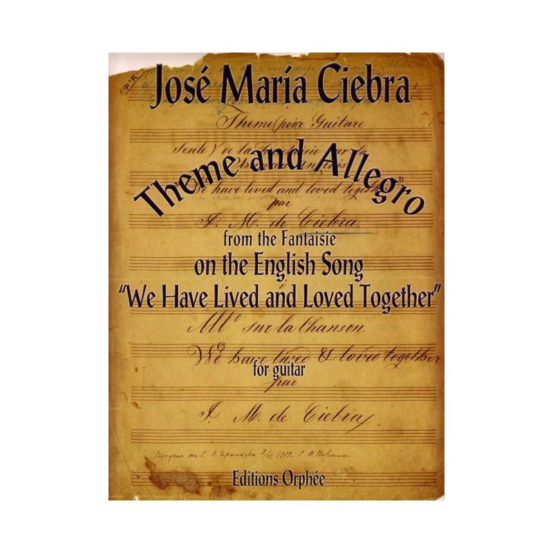 Ciebra, Jóse María - Theme and Allegro