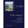 Bach, Johann Sebastian - Violin Sonata I