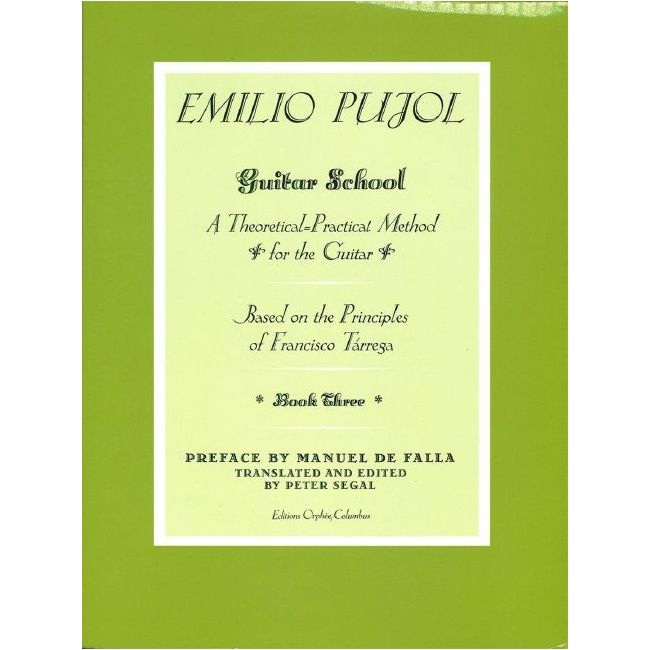 Pujol, Emilio - Guitar School Vol.3