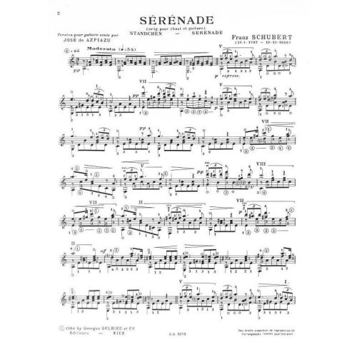 Schubert, Franz - Sérénade