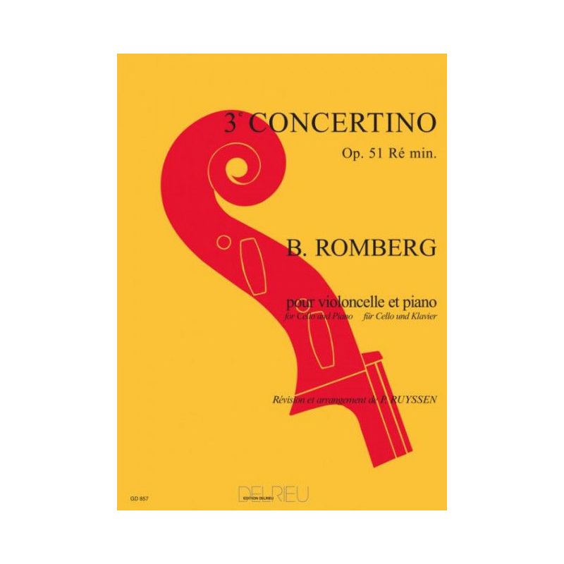 Romberg, Bernhard - Concertino n°3 Op.51 en Ré min