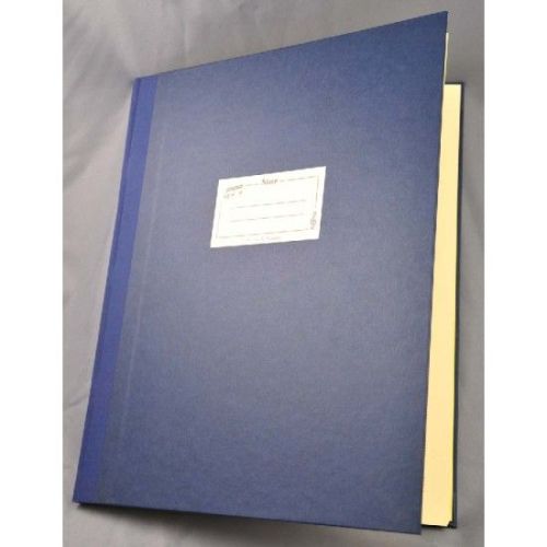 Music manuscript book blue...