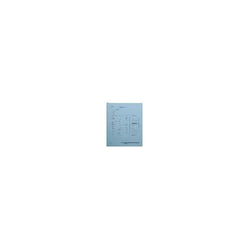 Light board folder blue