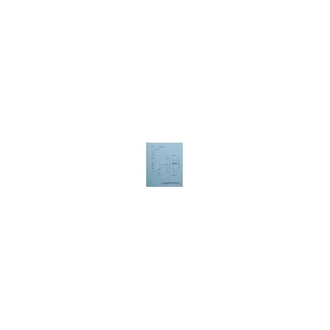 Light board folder blue