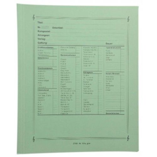 Music folder green