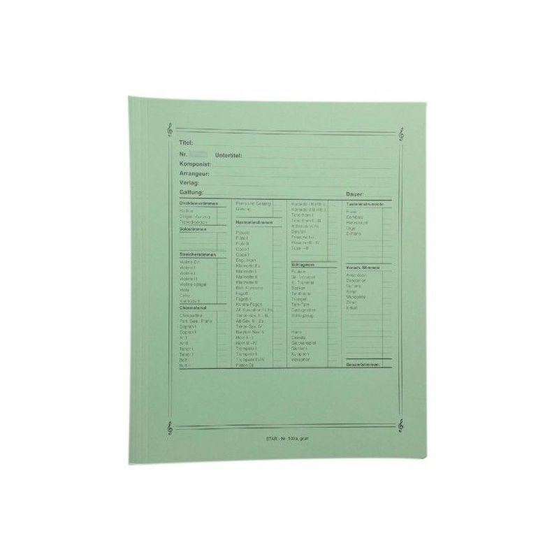 Music folder green