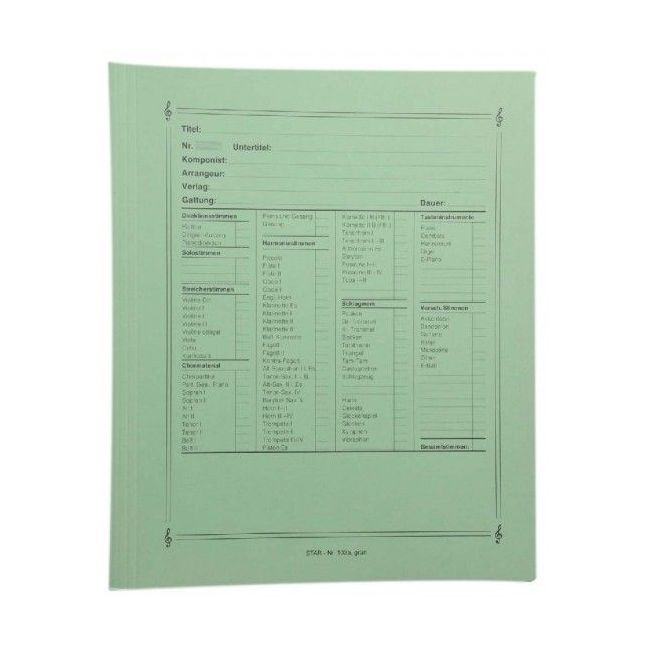 Music folder green