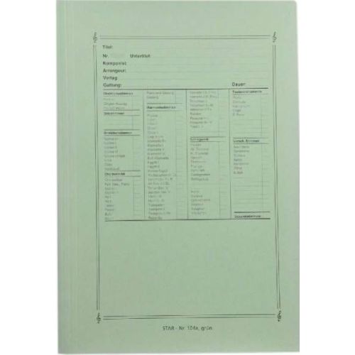 Light board folder green