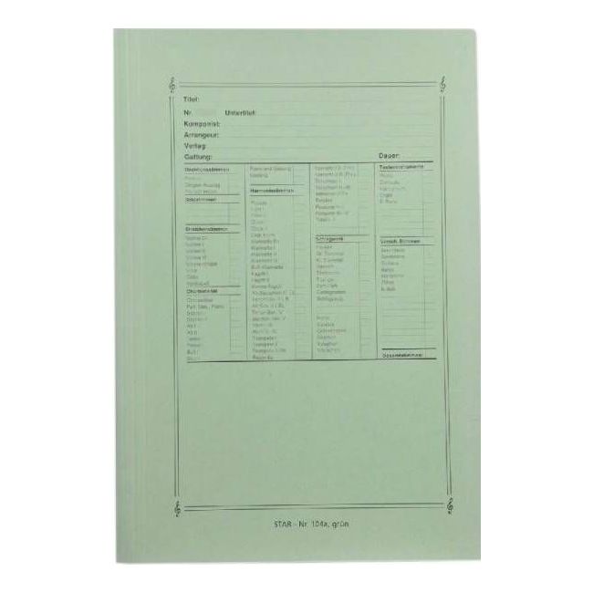 Light board folder green