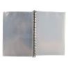 Marching band folder black with 20 inserts