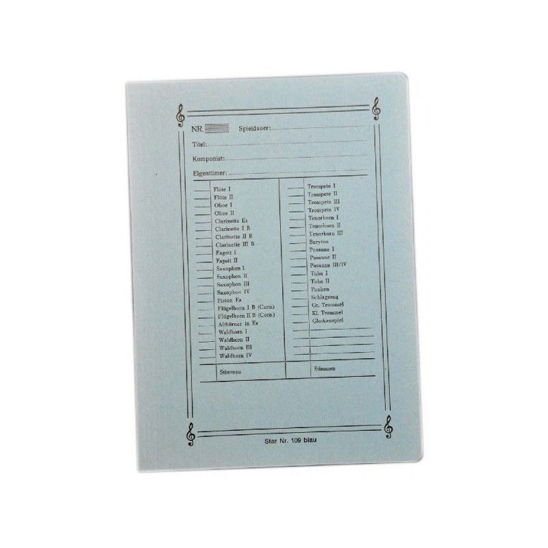 Light board folder blue