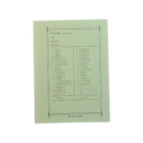 Light board folder green