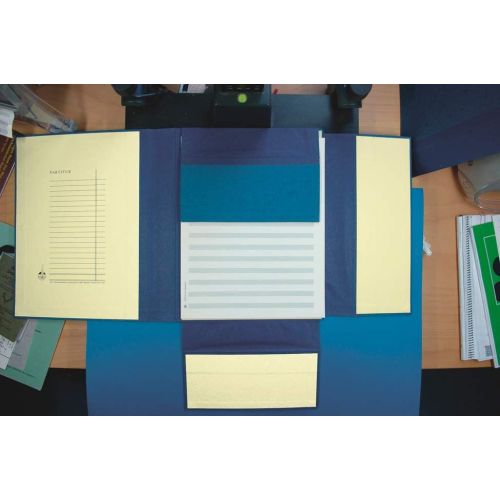 Blue orchestral folder with...