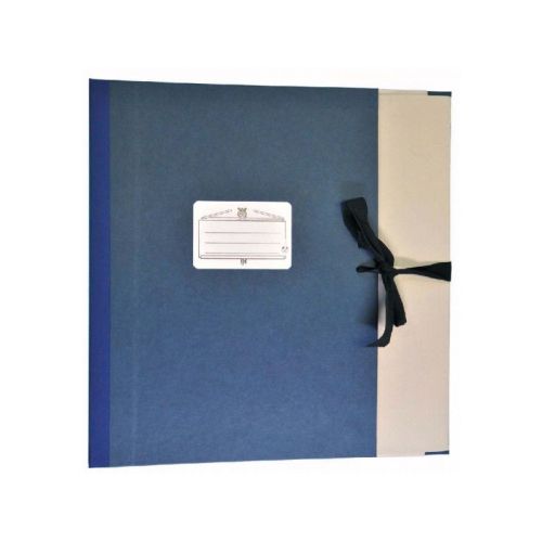 Blue music folder with a...