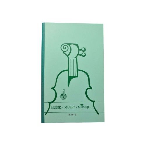 Music manuscript book 10...