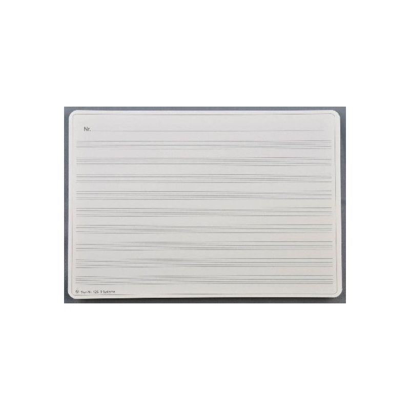Music manuscript paper - strong white card 9 staves