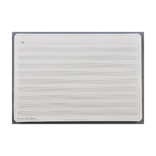 Music manuscript paper - strong white card 9 staves