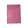 Music manuscript book spiral bound 14 staves