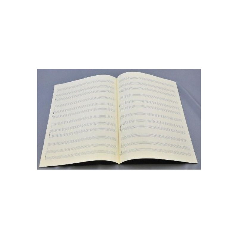 Music manuscript paper 4x3 staves