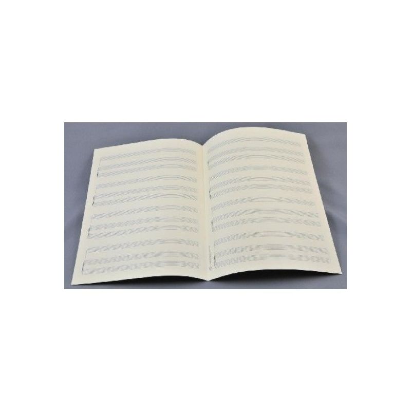 Music manuscript paper piano solo 4x3 staves