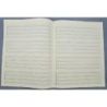 Music manuscript paper - Quartet 4x4 staves