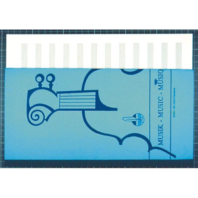 Music manuscript book 12 staves stitch bound
