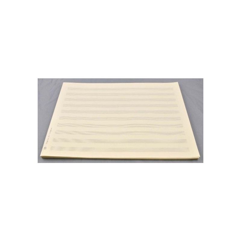 Music manuscript paper 10 staves