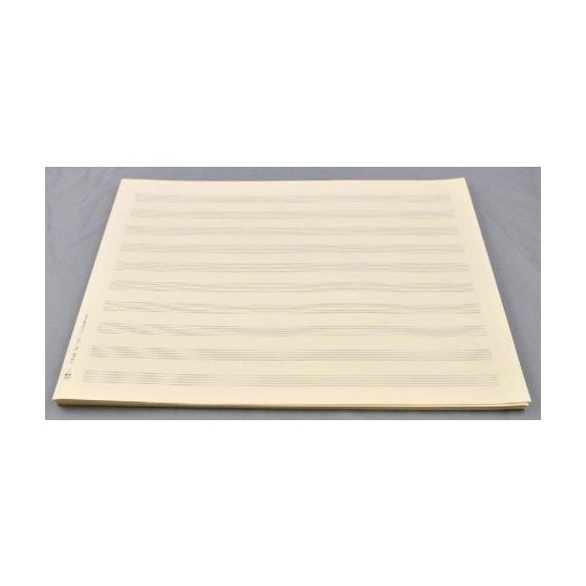 Music manuscript paper 10 staves