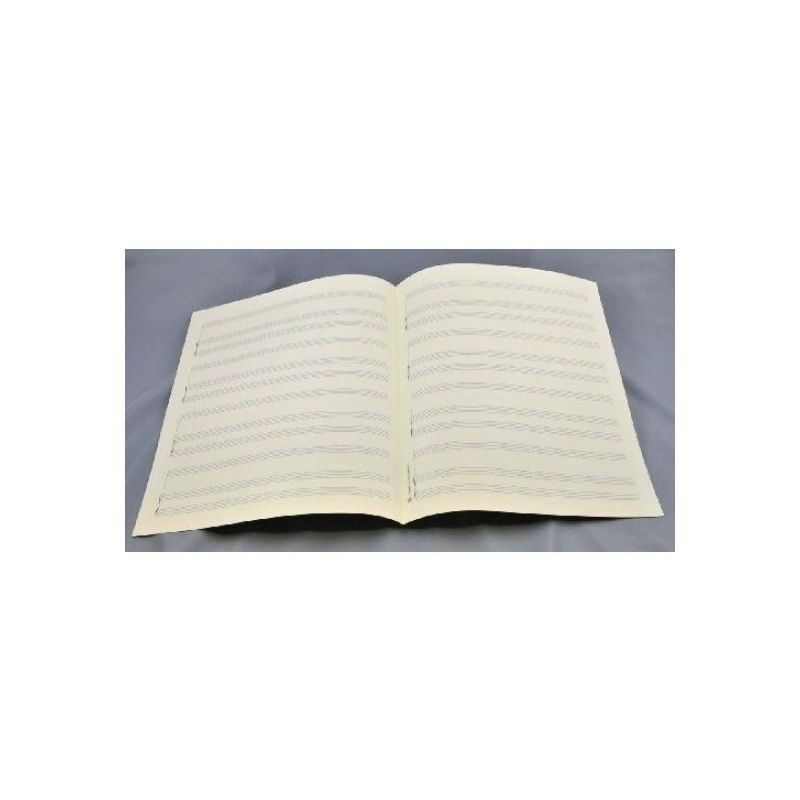 Music manuscript paper for piano solo 4x3 staves