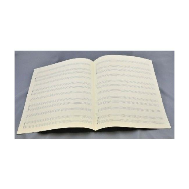 Music manuscript paper for piano solo 4x3 staves