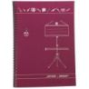 Music manuscript book 10 staves spiral - Star 2000