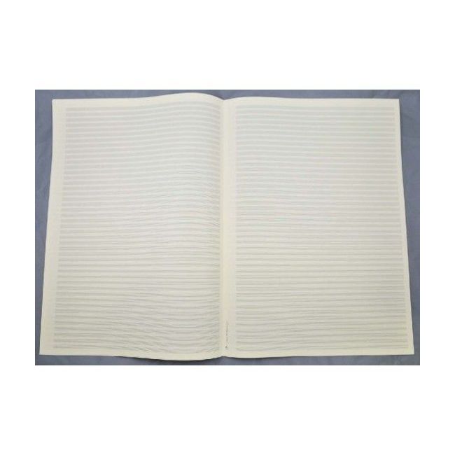 Large format paper 44 staves