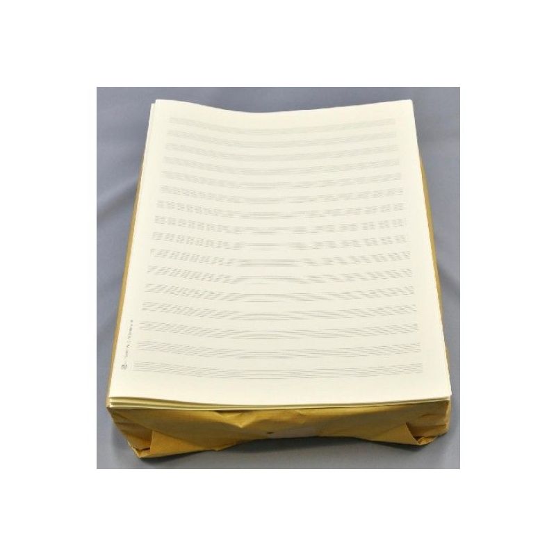 Music manuscript paper 16 staves
