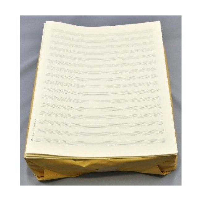 Music manuscript paper 16 staves
