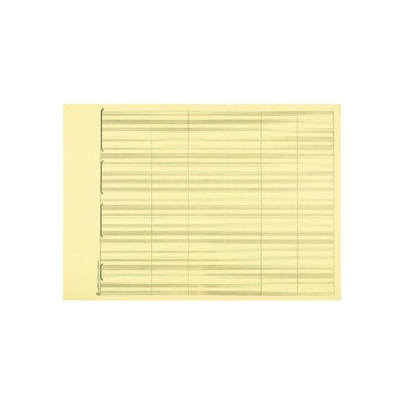 Big Stave Pad 22 staves