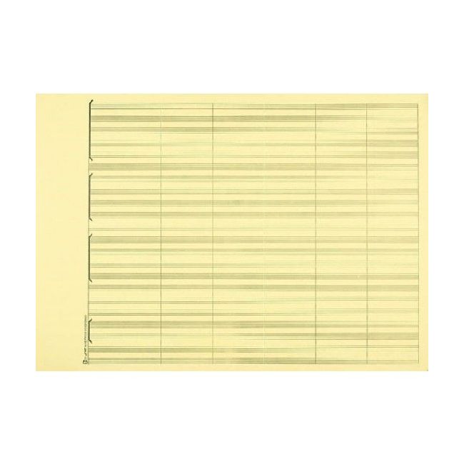 Big Stave Pad 22 staves