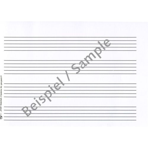 Beginners book 4 wide staves