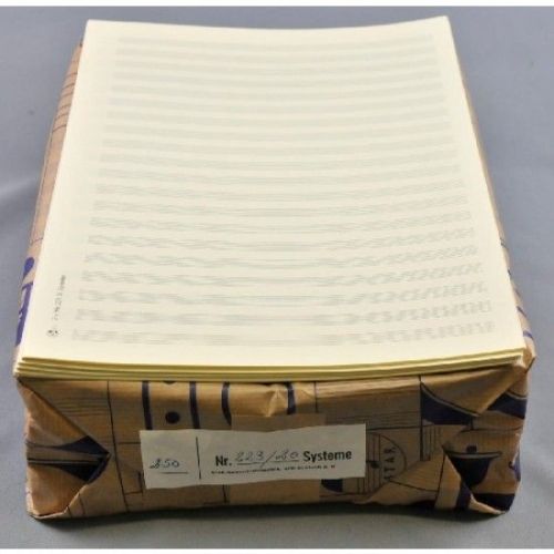 Music manuscript paper 20...