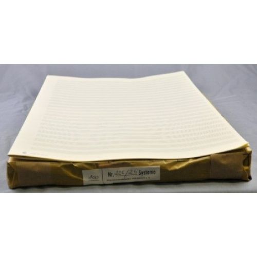 Large format paper 24 staves