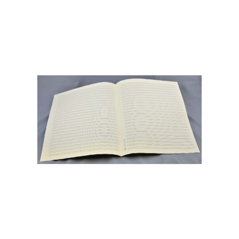 Music manuscript paper 18 staves