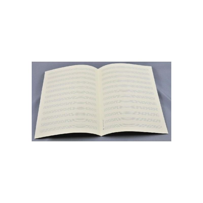 Music manuscript paper 12 staves wide