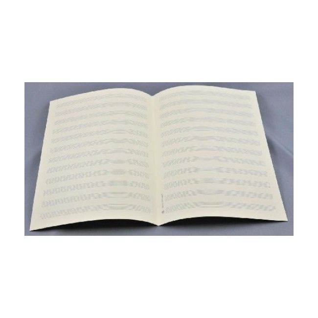 Music manuscript paper 12 staves wide