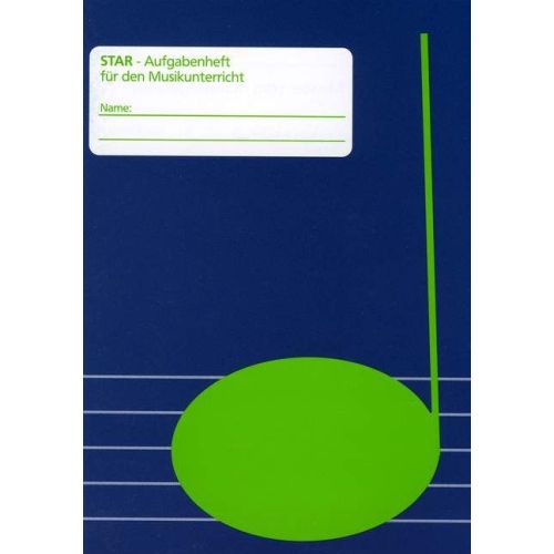 Music homework notebook