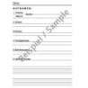 Music homework notebook